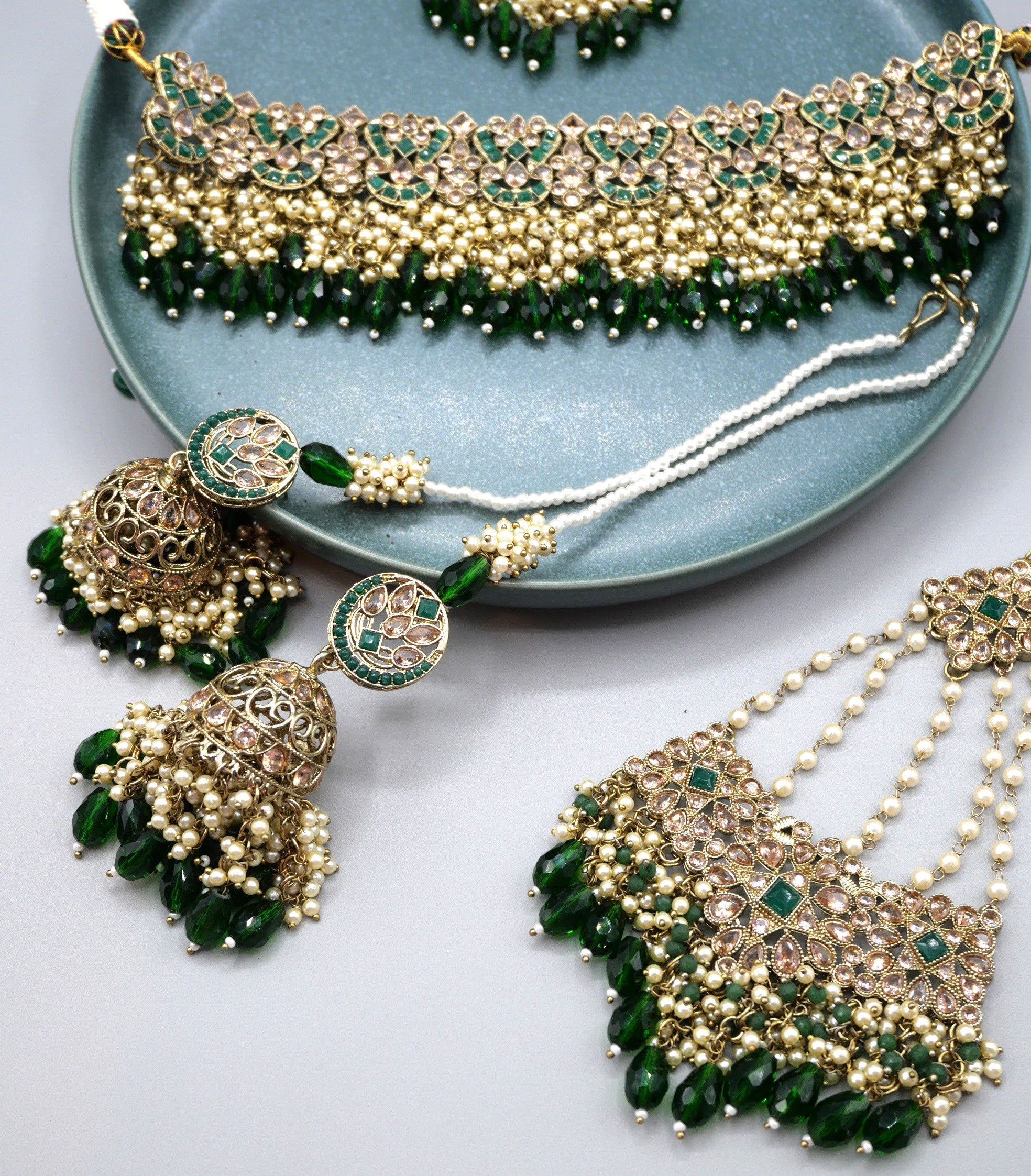 Polki choker/ Polki Choker necklace/ Indian necklace/ Gold Choker/ Pak |  Erajewels